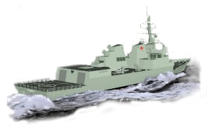 The project is on track against the re-baselined schedule, with ship deliveries planned for March 2016, September 2017 and March 2019. [Image:Defence]